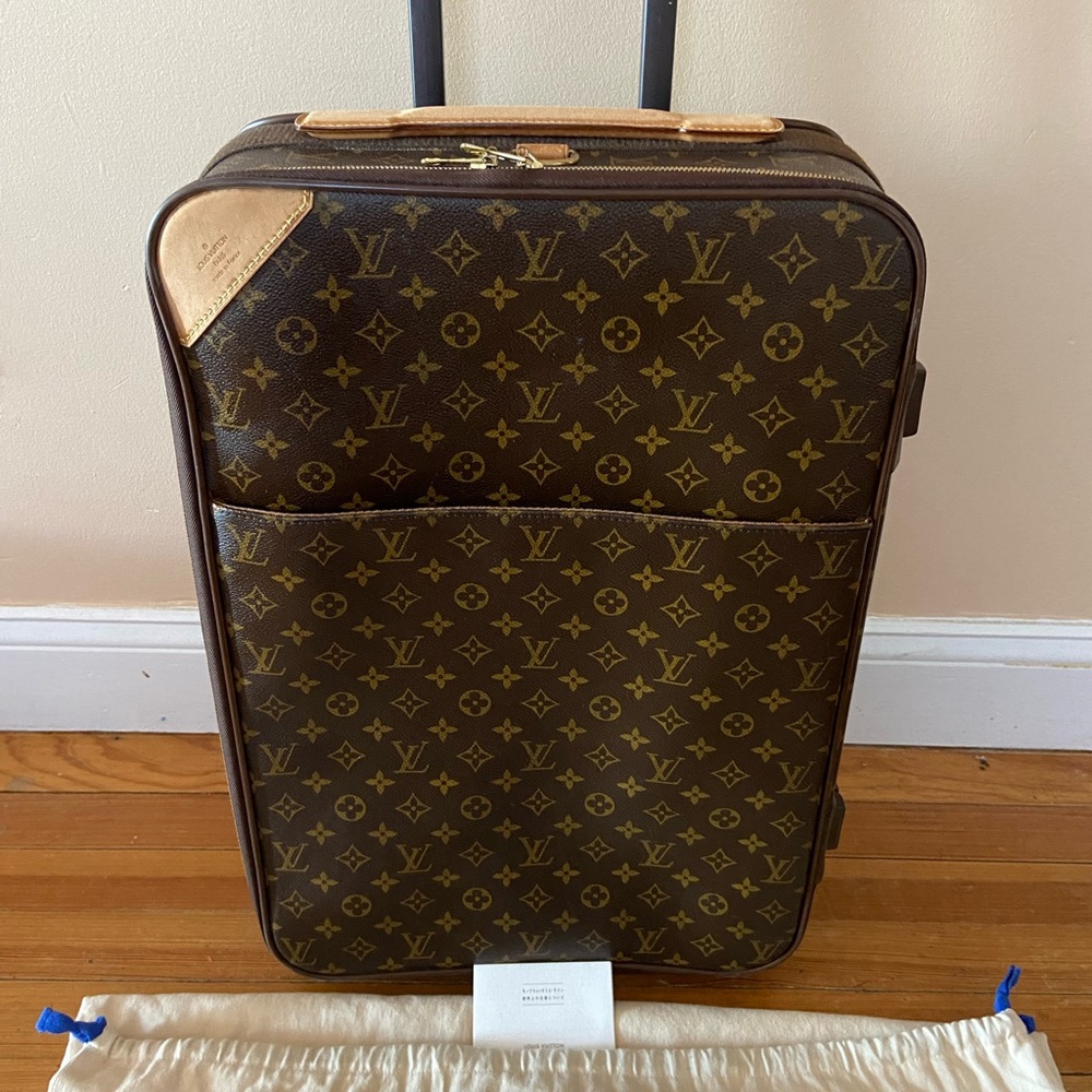 Louis Vuitton Brown Monogram Travel Bag